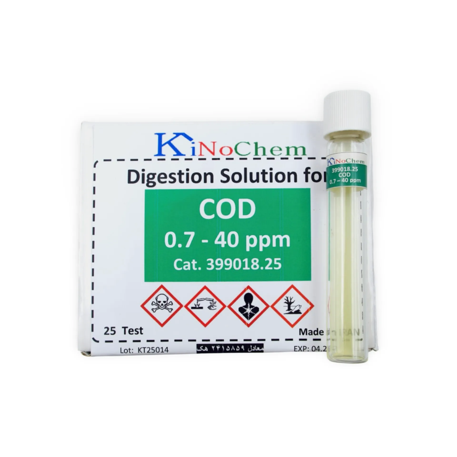 kinochem-399018-25 (1) تست COD کینوکم 399018.25 – محدوده عملی ۰.۷–۴۰ mg/L O₂ - Image 1
