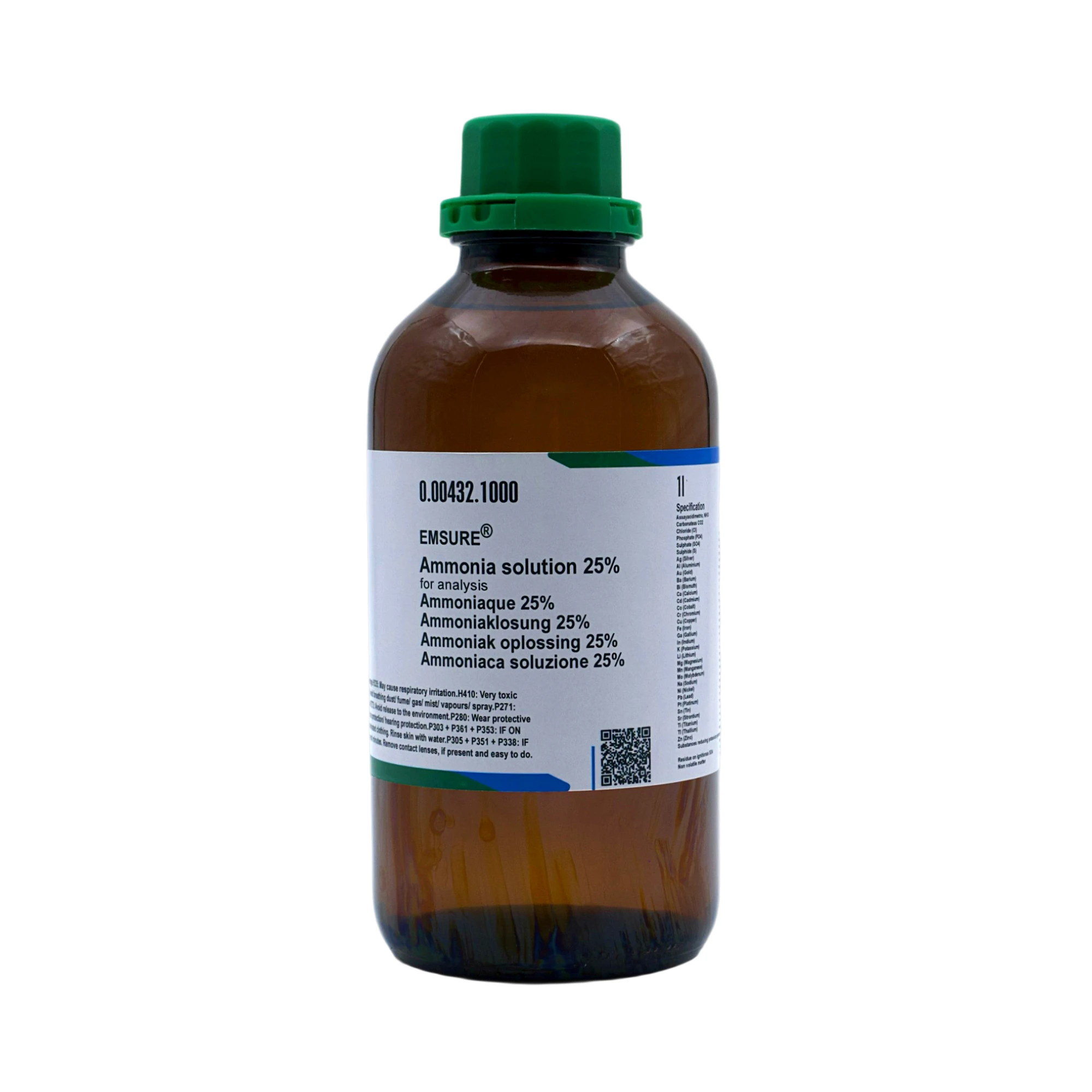 Ammonia solution 25% محلول آمونیاک - گرید Extra Pure - Image 2