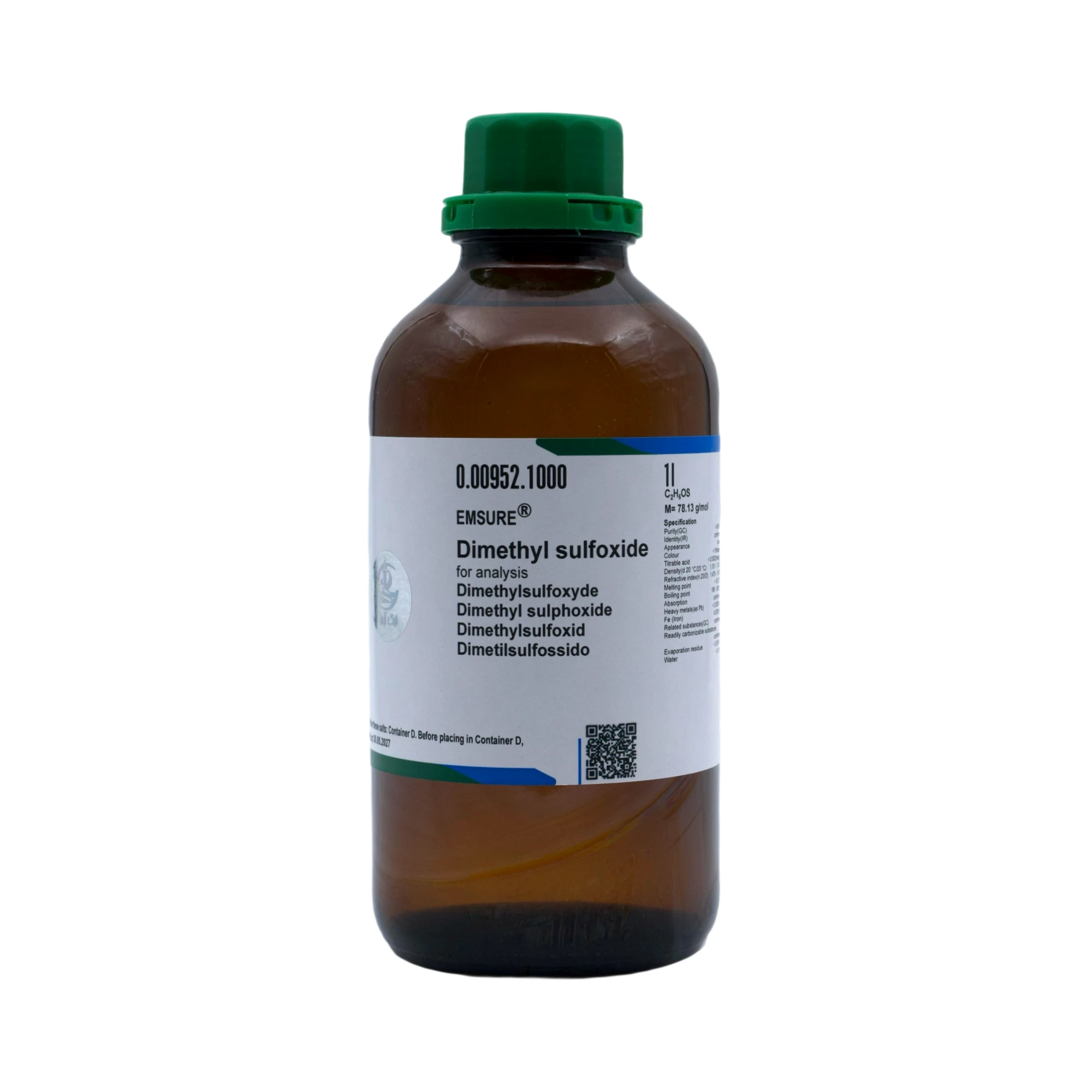 Dimethyl sulfoxide دی متیل سولفوکساید - گرید Extra Pure - Image 2