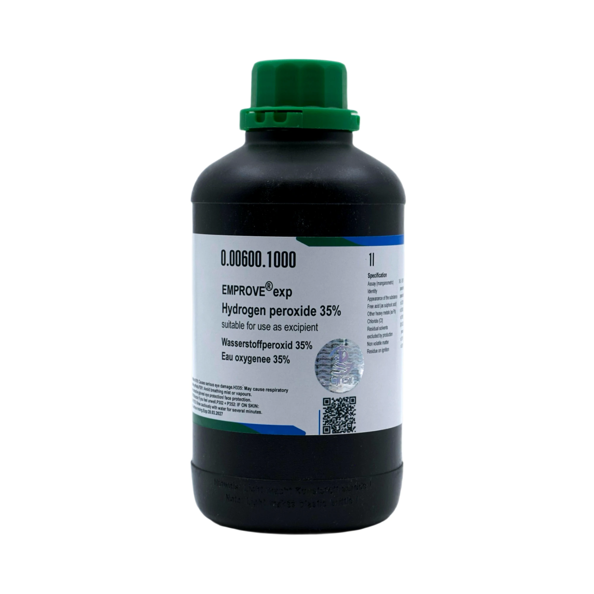 Hydrogen peroxide 35% آب اکسیژنه ۳۵٪ - گرید Extra Pure - Image 2