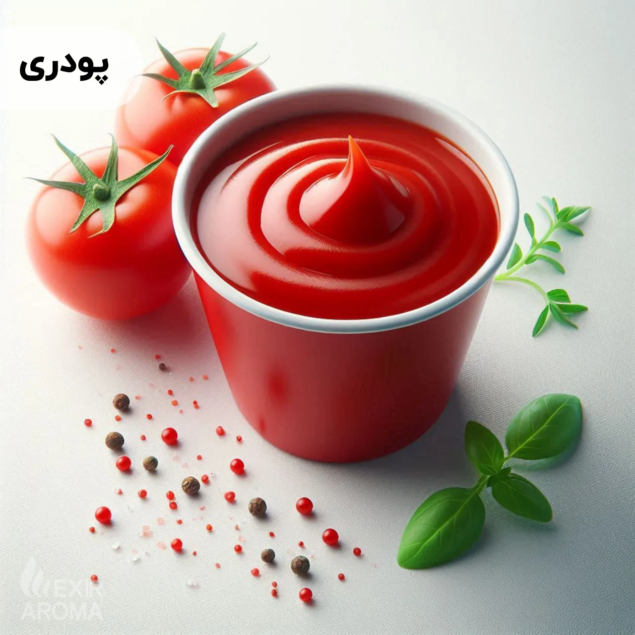 Powdered Ketchup Flavor - Edible اسانس کچاپ پودری خوراکی - Image 1