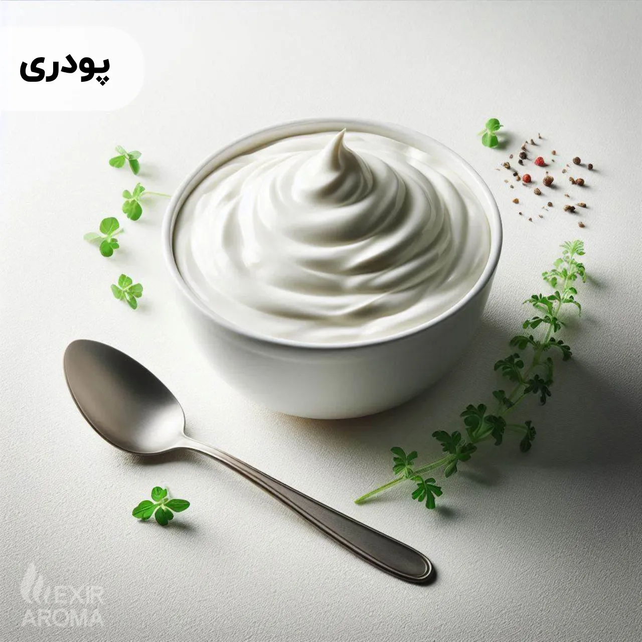 Powdered Sour Cream Flavor - Edible اسانس خامه ترش پودری خوراکی - Image 1