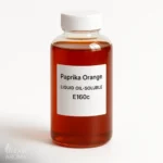 رنگ نارنجی پاپریکا مایع خوراکی