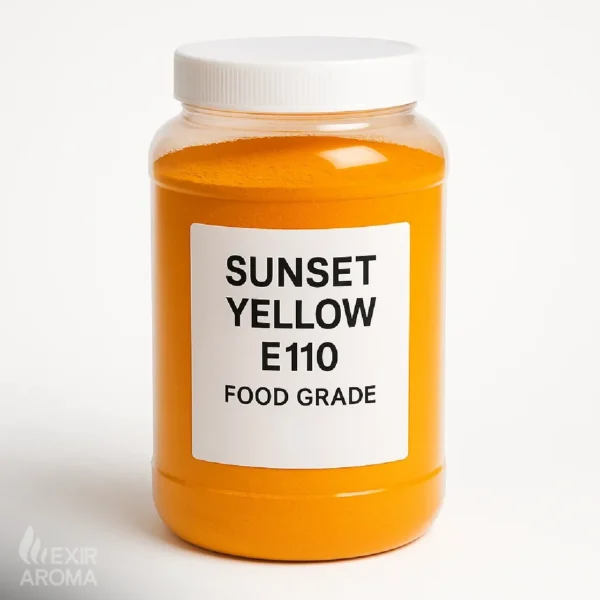 رنگ نارنجی سان ست یلو پودری خوراکی