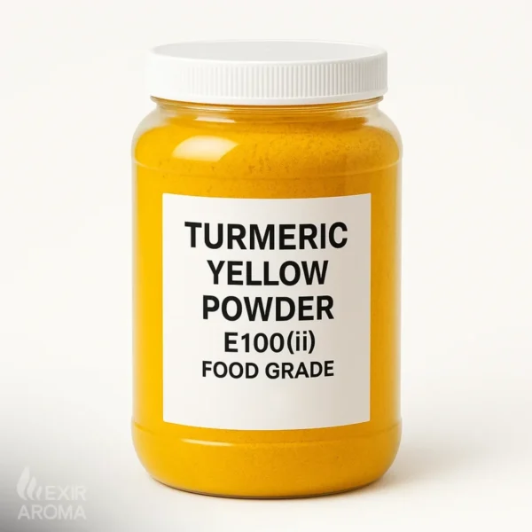 رنگ زرد تورمریک پودری خوراکی