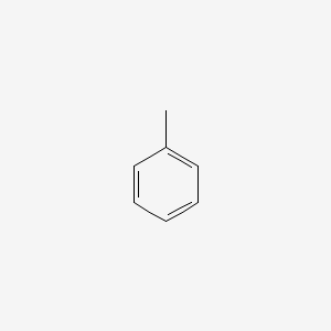 ساختار مولکولی تولوئن (Toluene، C7H8)